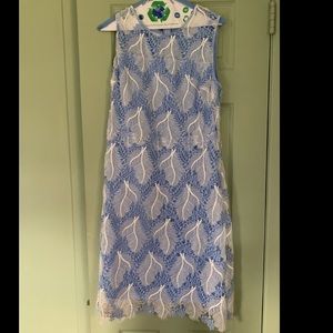 Elie Tahari pale blue dress